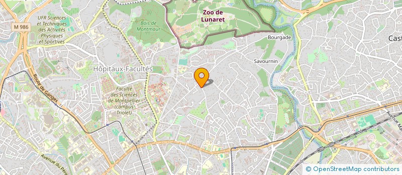 localisation de l'entreprise MADAME JOSEPHINE COQBLIN à MONTPELLIER