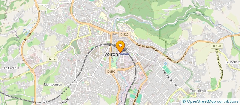 localisation de l'entreprise MADAME JOSEPHINE CORGIE  VOIRON