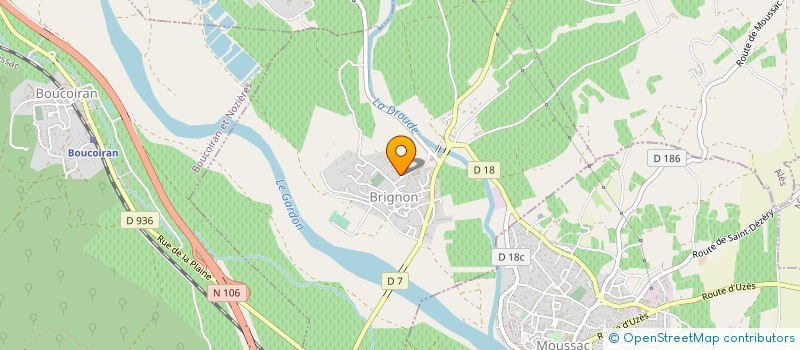 localisation de l'entreprise MADAME JOSEPHINE COSTA  LA ROUVIERE