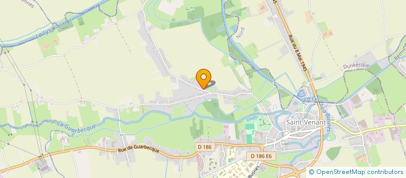 localisation de l'entreprise MADAME JOSEPHINE COURTINES  SAINT-VENANT