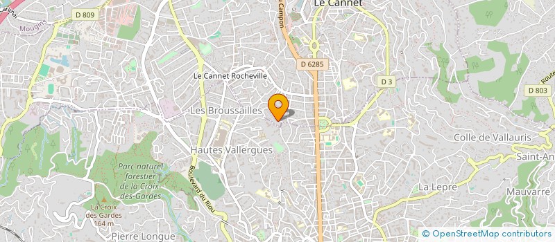 localisation de l'entreprise MADAME JOSEPHINE DALMASSO à LE CANNET