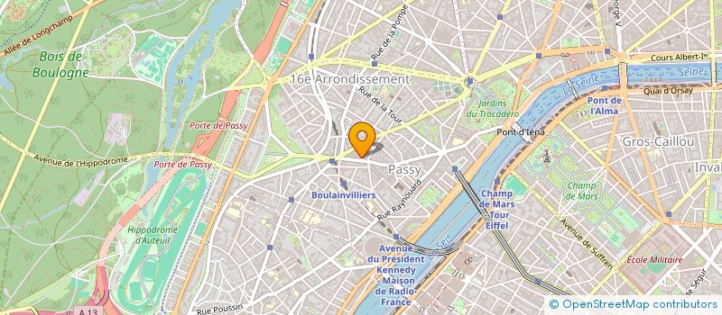 localisation de l'entreprise MADAME JOSEPHINE DE LAPISSE  PARIS