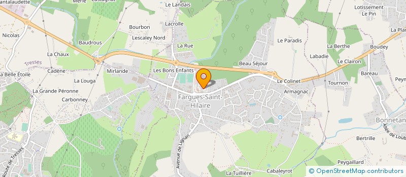 localisation de l'entreprise MADAME JOSEPHINE DE NATALE  SAINT-MEDARD-EN-JALLES