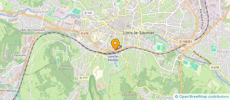 localisation de l'entreprise MADAME JOSEPHINE DELLERBA  LONS-LE-SAUNIER