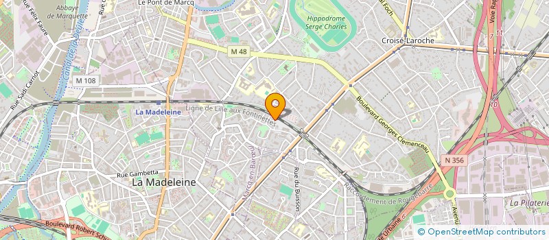 localisation de l'entreprise MADAME JOSEPHINE DERVILLE à MARCQ-EN-BARUL