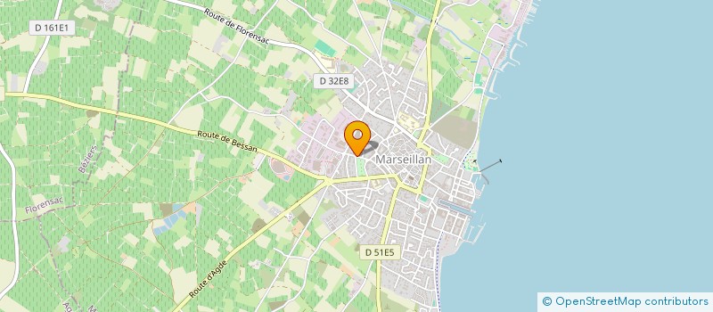 localisation de l'entreprise MADAME JOSEPHINE DIAZ à MARSEILLAN