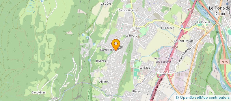 localisation de l'entreprise MADAME JOSEPHINE DICO  CLAIX