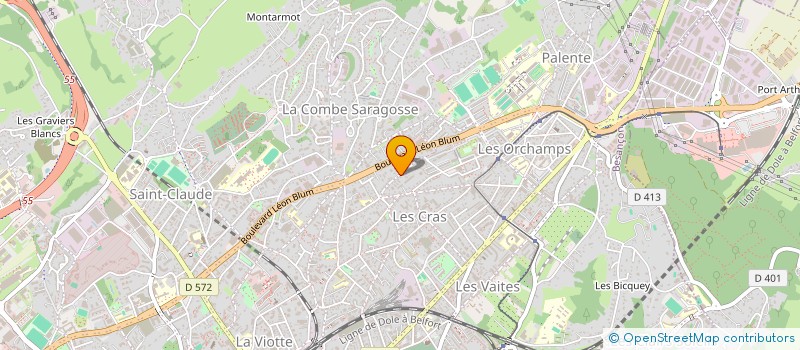 localisation de l'entreprise MADAME JOSEPHINE DUONG  BESANCON