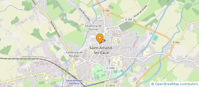 localisation de l'entreprise MADAME JOSEPHINE DUSART à SAINT-AMAND-LES-EAUX