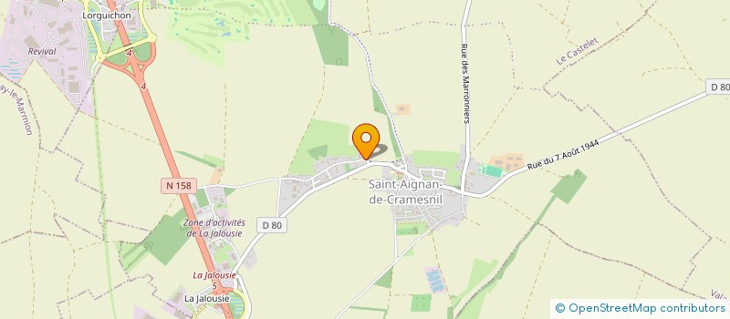 localisation de l'entreprise MADAME JOSEPHINE ELISABETH  LE CASTELET