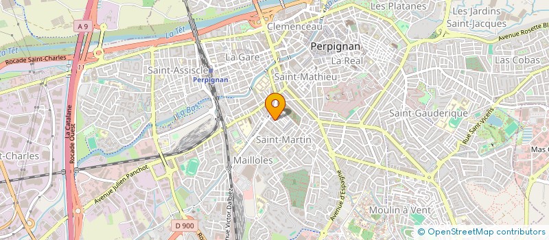 localisation de l'entreprise MADAME JOSEPHINE ENRECH  PERPIGNAN