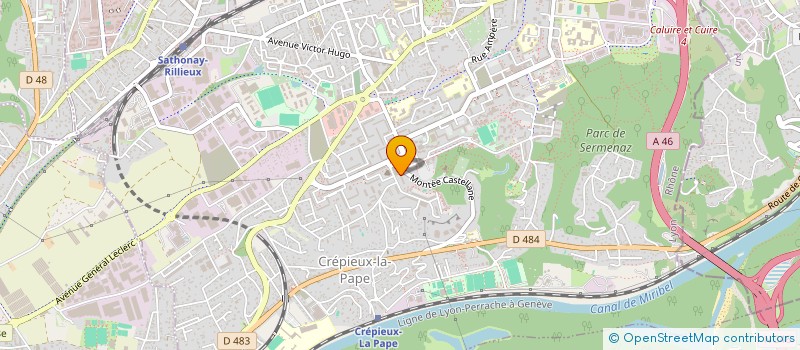 localisation de l'entreprise MADAME JOSEPHINE EYENGA  RILLIEUX-LA-PAPE