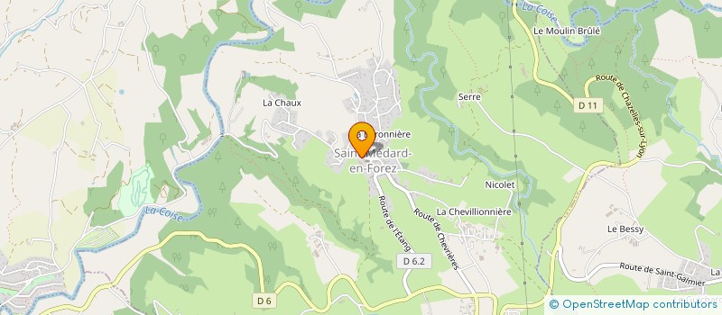 localisation de l'entreprise MADAME JOSEPHINE FALLU  SAINT-MEDARD-EN-FOREZ