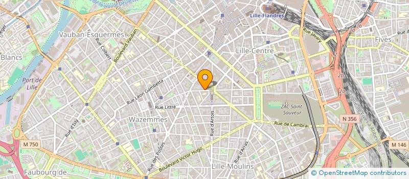 localisation de l'entreprise MADAME JOSEPHINE FANJUL à LILLE