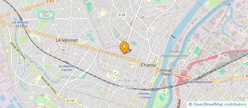 localisation de l'entreprise MADAME JOSEPHINE FAU  CHATOU