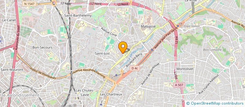 localisation de l'entreprise MADAME JOSEPHINE FERAUD à MARSEILLE