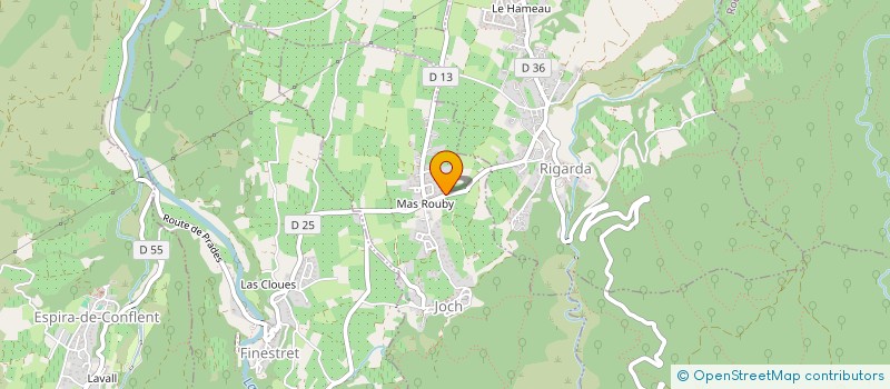 localisation de l'entreprise MADAME JOSEPHINE FERNANDEZ  JOCH