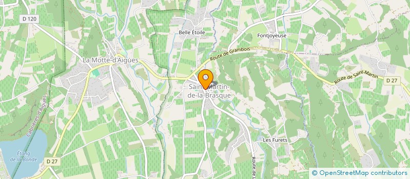 localisation de l'entreprise MADAME JOSEPHINE FERNANDEZ  SAINT-MARTIN-DE-LA-BRASQUE