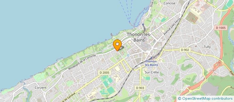 localisation de l'entreprise MADAME JOSEPHINE FIGINI à THONON-LES-BAINS