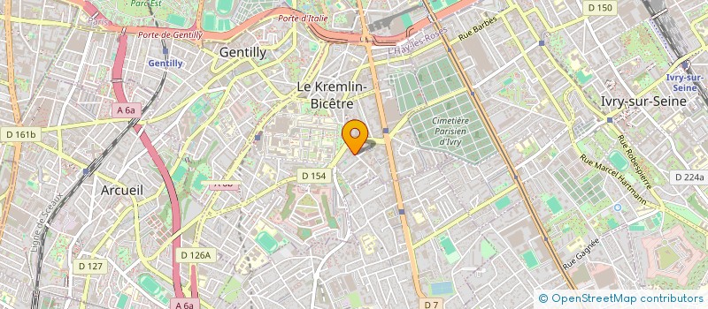 localisation de l'entreprise MADAME JOSEPHINE FOBA AKA  LE KREMLIN-BICETRE