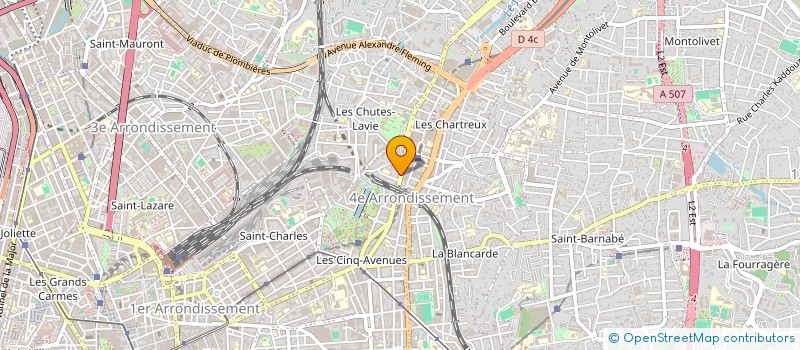 localisation de l'entreprise MADAME JOSEPHINE FRANCESCHINI à MARSEILLE