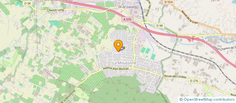 localisation de l'entreprise MADAME JOSEPHINE FRANZELLA  LA CRAU