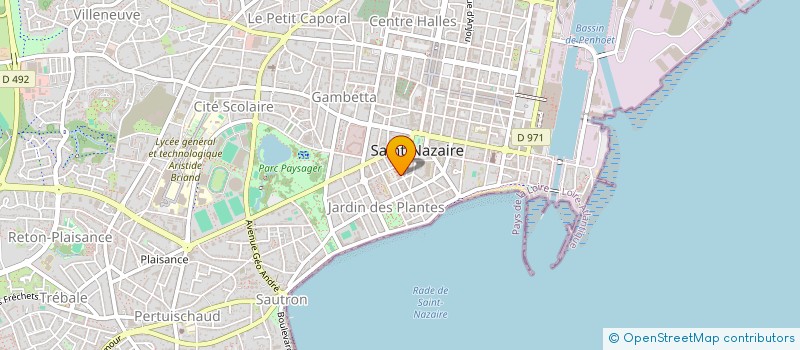 localisation de l'entreprise MADAME JOSEPHINE GALLERNE  SAINT-NAZAIRE