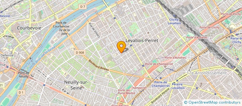 localisation de l'entreprise MADAME JOSEPHINE GINDRE D'ARC à LEVALLOIS-PERRET