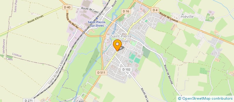 localisation de l'entreprise MADAME JOSEPHINE GOISQUE  SAINT-PIERRE-EN-AUGE