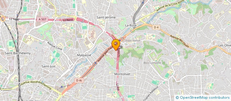 localisation de l'entreprise MADAME JOSEPHINE GRATAROLI à MARSEILLE