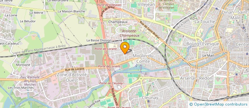 localisation de l'entreprise MADAME JOSEPHINE GRAVIS  RENNES