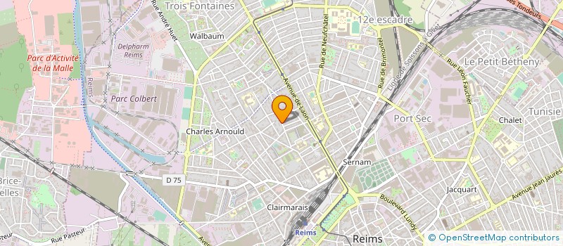 localisation de l'entreprise MADAME JOSEPHINE GUSTIN  REIMS