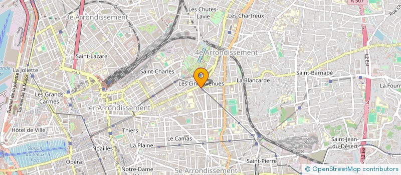 localisation de l'entreprise MADAME JOSEPHINE HASSELIN à MARSEILLE 4EME