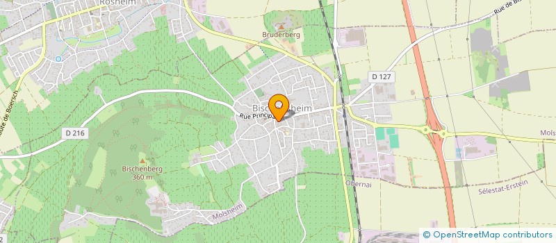 localisation de l'entreprise MADAME JOSEPHINE HEIDEYER  BISCHOFFSHEIM