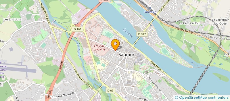 localisation de l'entreprise MADAME JOSEPHINE HETEAU  SAUMUR