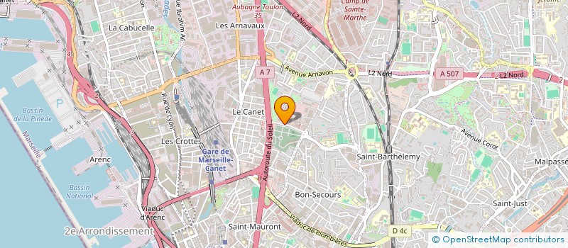 localisation de l'entreprise MADAME JOSEPHINE ISNARD PARANQUE à MARSEILLE