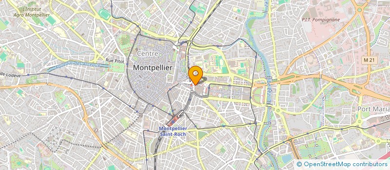 localisation de l'entreprise MADAME JOSEPHINE JIMENEZ à MONTPELLIER