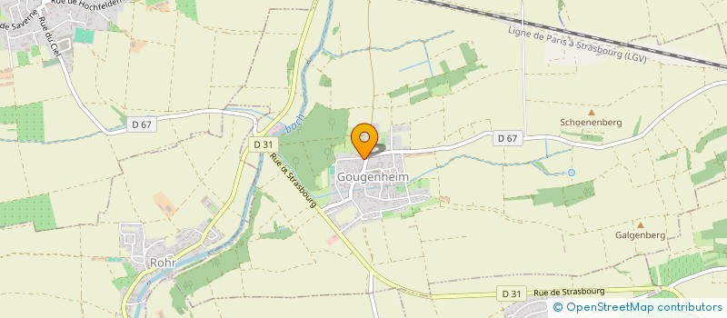 localisation de l'entreprise MADAME JOSEPHINE KAPPS  GOUGENHEIM