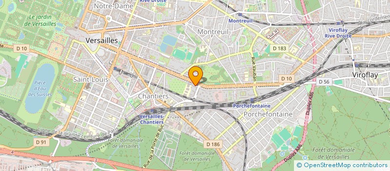 localisation de l'entreprise MADAME JOSEPHINE LE BOURGEOIS  VERSAILLES