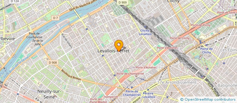 localisation de l'entreprise MADAME JOSEPHINE LE CAR à LEVALLOIS PERRET