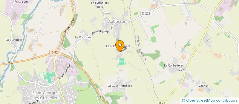 localisation de l'entreprise MADAME JOSEPHINE LEGRAND à AUBUSSON