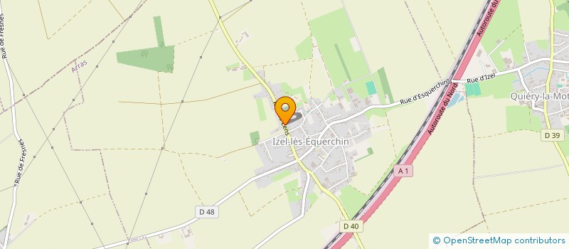 localisation de l'entreprise MADAME JOSEPHINE LHERMITTE  IZEL-LES-EQUERCHIN