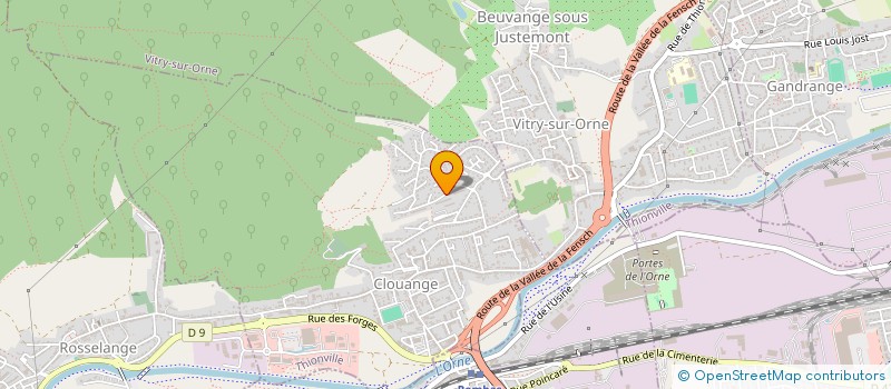 localisation de l'entreprise MADAME JOSEPHINE LI-SACCHI  CLOUANGE