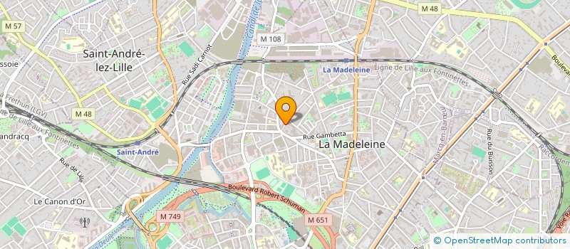 localisation de l'entreprise MADAME JOSEPHINE LOUVIEAUX à LA MADELEINE