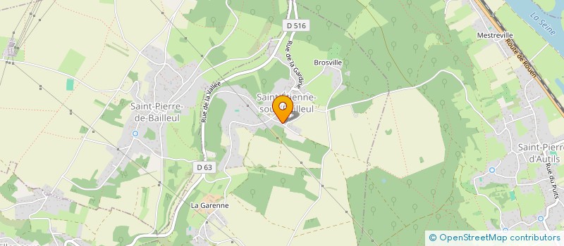 localisation de l'entreprise MADAME JOSEPHINE MACAIGNE  SAINT-ETIENNE-SOUS-BAILLEUL