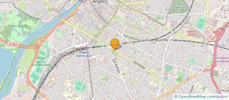 localisation de l'entreprise MADAME JOSEPHINE MADEC à ANGERS