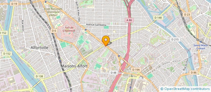 localisation de l'entreprise MADAME JOSEPHINE MANACH  MAISONS-ALFORT