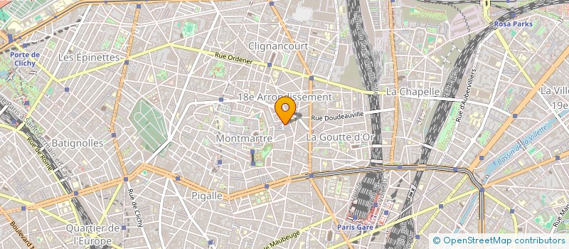 localisation de l'entreprise MADAME JOSEPHINE MARTIN  PARIS