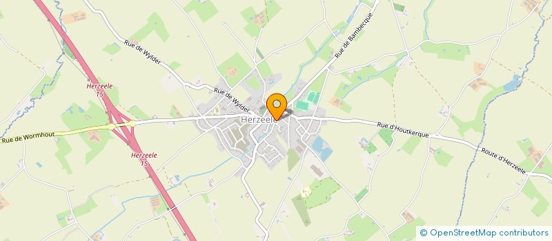 localisation de l'entreprise MADAME JOSEPHINE MEESEMAECKER  HERZEELE