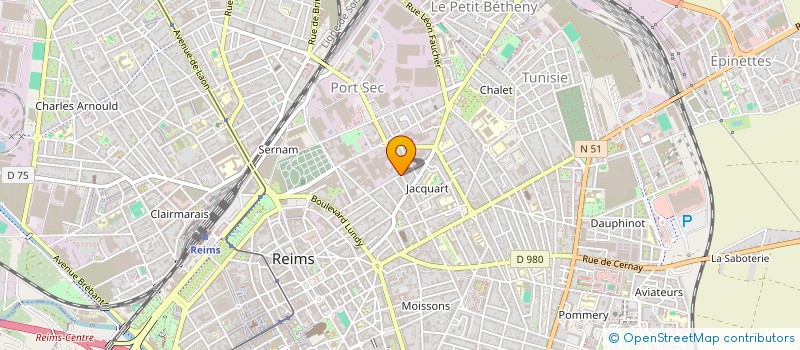 localisation de l'entreprise MADAME JOSEPHINE MEYER  REIMS